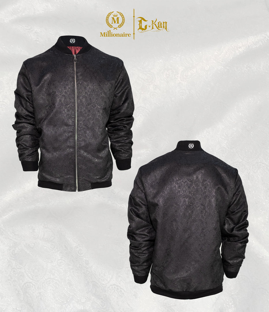 Bomber Lujo Negro
